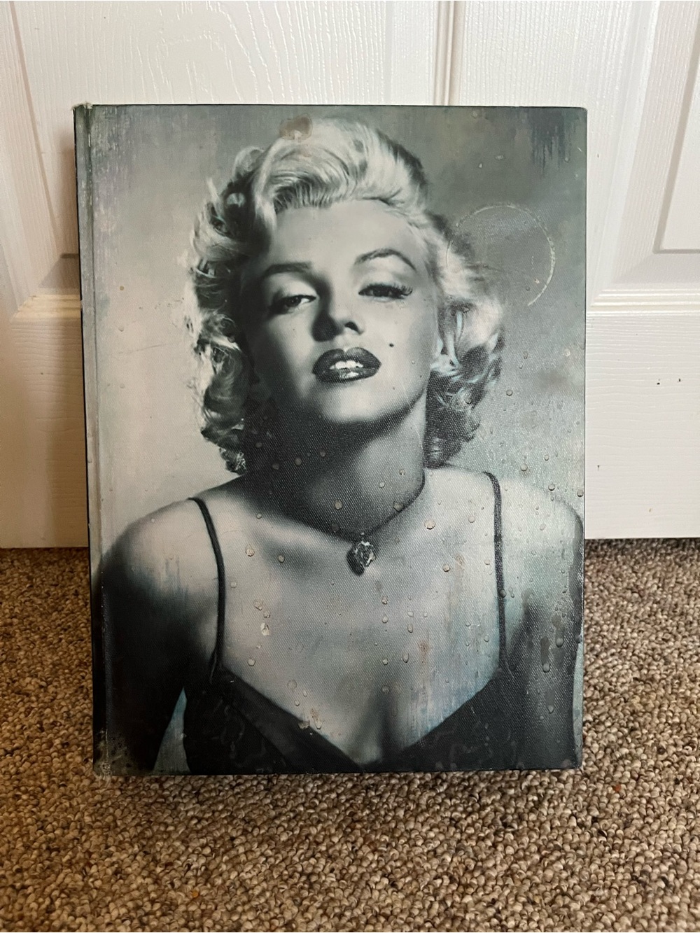 Vintage Style Black & White Marilyn Monroe Decorative Storage Box